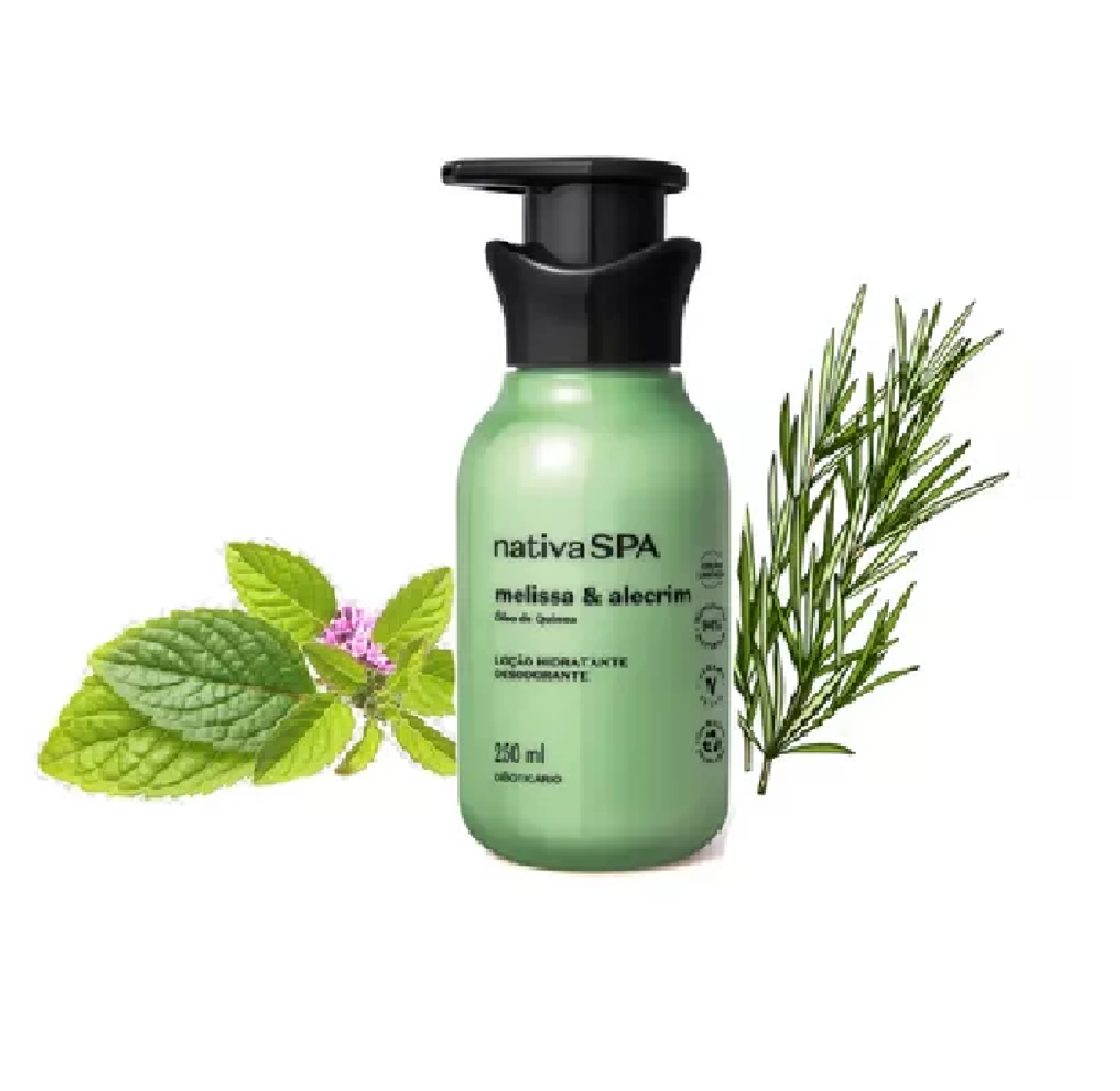 Boticário Nativa Spa Melissa and Rosemary Body Moisturizer 250ml